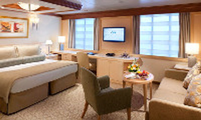 Oceanview Mini-Suite (No Balcony) Coral Princess Oceanview Mini-Suite (No Balcony)
