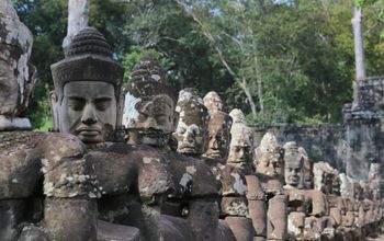 Buddha statues at Siem Reap