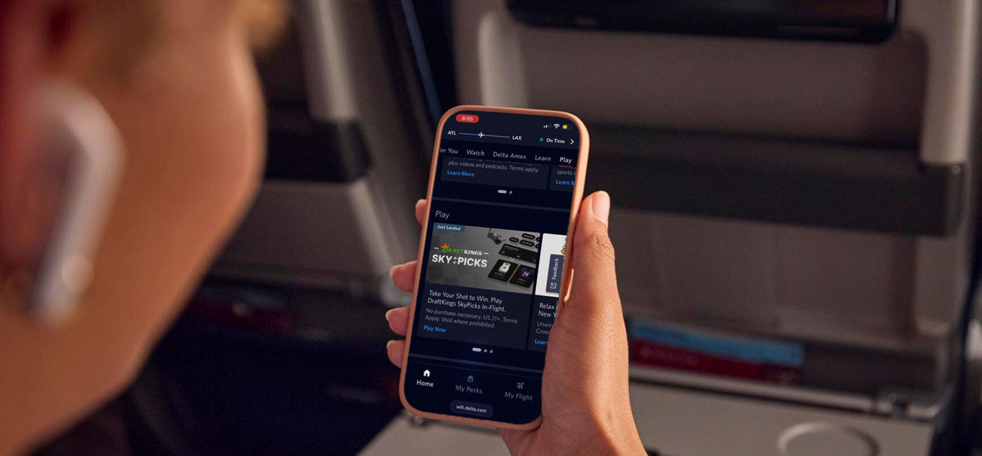 Image: Delta and DraftKings debut SkyPicks. (Photo Credit: Delta Air Lines)