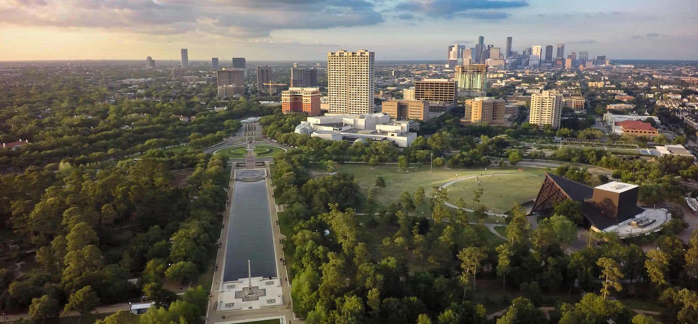 Image: Downtown Houston skyline from Hermann Park (Photo Credit: Visit Houston)