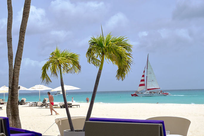 From the Sand Bar, Bucuti & Tara in Aruba