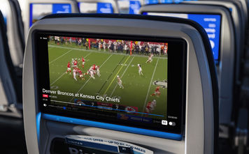 Customers can watch from their Starlink-enabled seatback screens