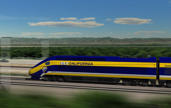 California High Speed Rail Rendering