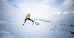 Skiing in Iceland