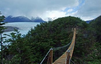 Las Guardas Bridge at Patagonia's Torres del Paine National Park