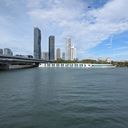 Danube River in Vienna, river cruise, ship