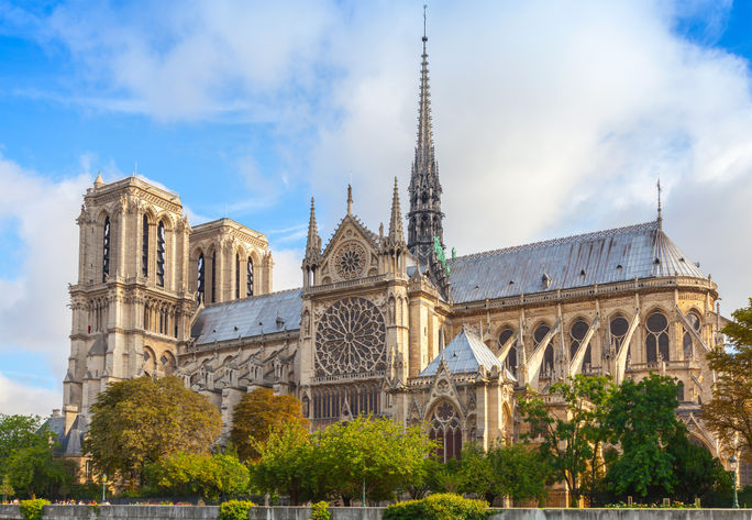 Notre-Dame cathedral in Paris, France