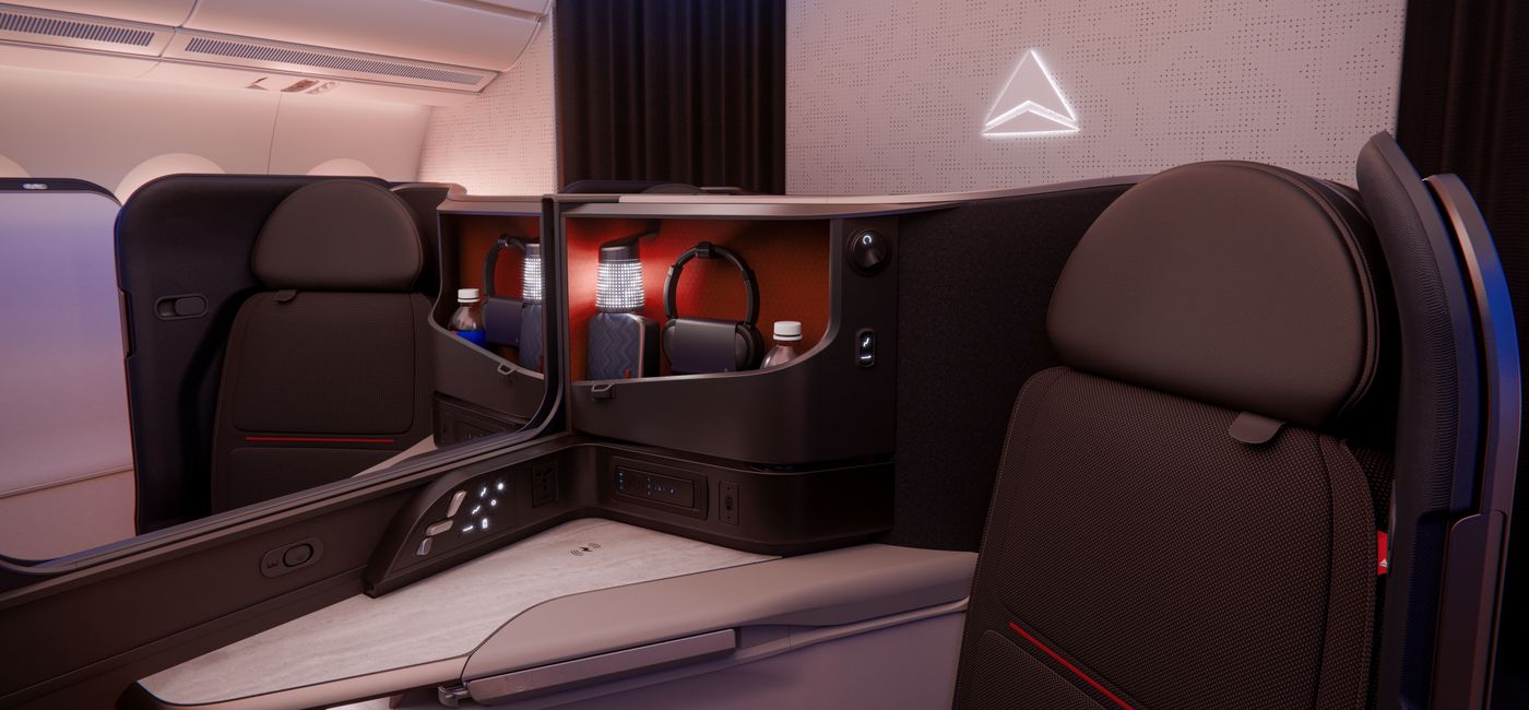 Image: New Delta One Suite A350-1000 (Photo Credit: Courtesy Delta)