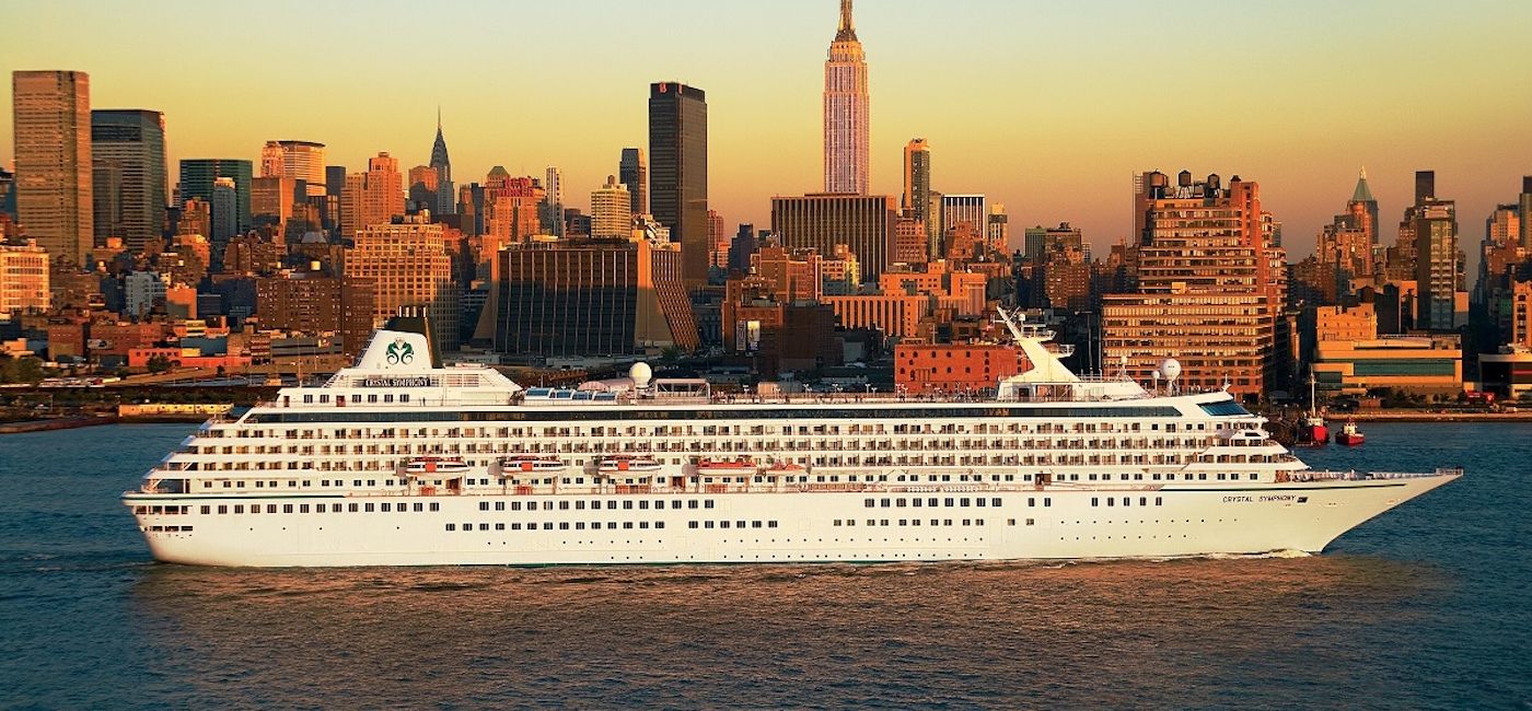 Image: The website enables consumers to assess hotels, cruises and tours along with links to Travel Experts’ advisors. Pictured, Crystal’s Crystal Symphony (Source: Crystal Cruises)