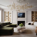Living room of the Georgetown Manse.