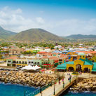 Port Zante in Basseterre town, St. Kitts And Nevis.