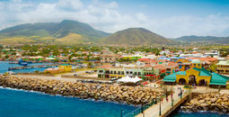 Port Zante in Basseterre town, St. Kitts And Nevis.