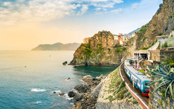 G Adventures train journey in Italy