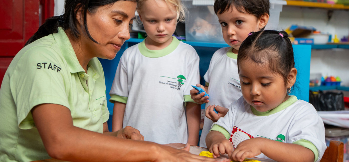 Image: Fundación Scalesia empowers educators in the Galapagos to teach sustainability and environmental stewardship to local children. (Photo Credit: National Geographic-Lindblad Expeditions)