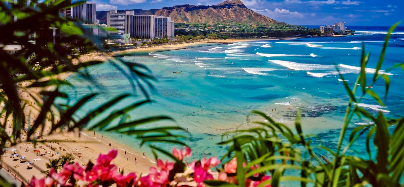 Image: Waikiki Beach and Diamond Head, Honolulu, Hawaii.  (Photo Credit: Adobe Stock/tomas del amo)