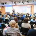 People at a conference.