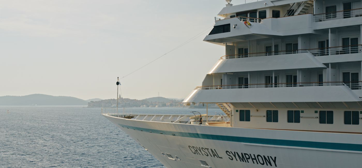 Image: Exterior of the Crystal Symphony. (Photo Credit: Crystal)