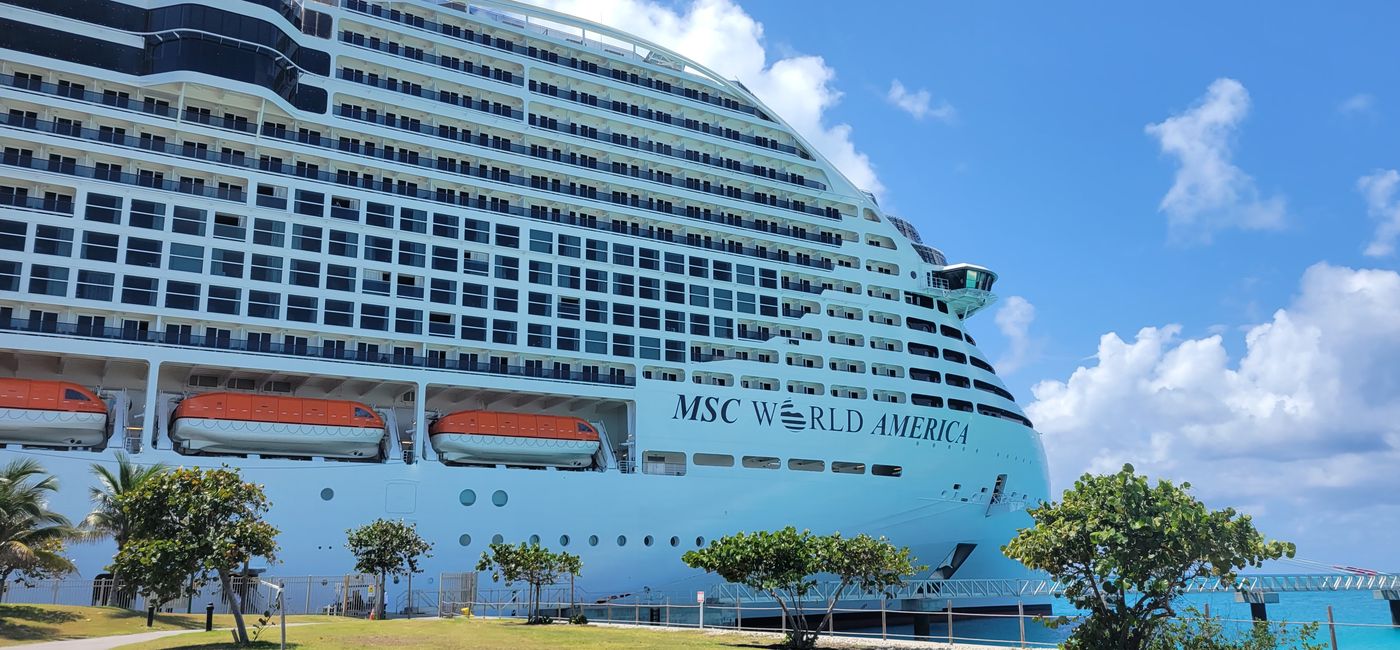 Image: MSC World America debuted in April. (Photo by Brian Major)