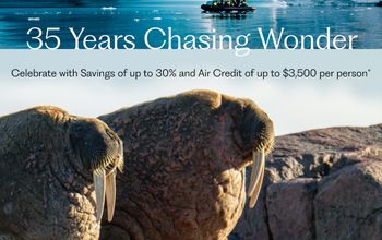 Aurora Expeditions Celebrates 35 Years With Savings, Air Credits