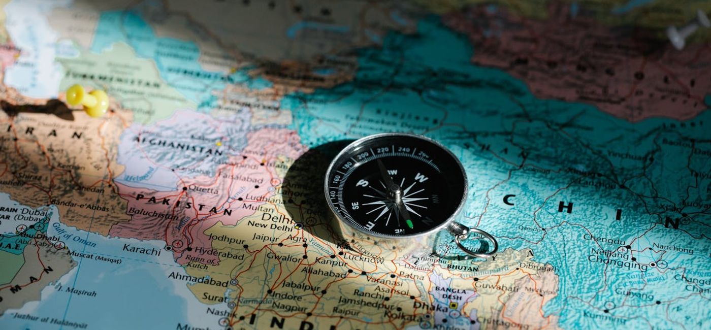 Image: map with compass (Photo Credit: Photo by Lara Jameson on Pexels)
