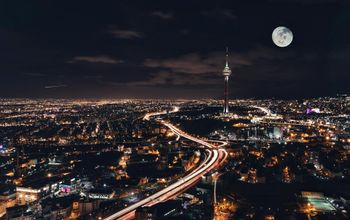 Tehran, Iran at night