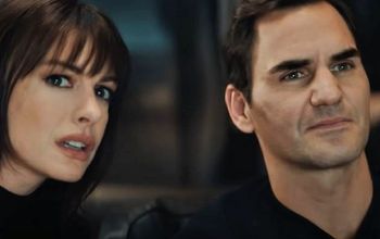 Roger Federer and Anne Hathaway