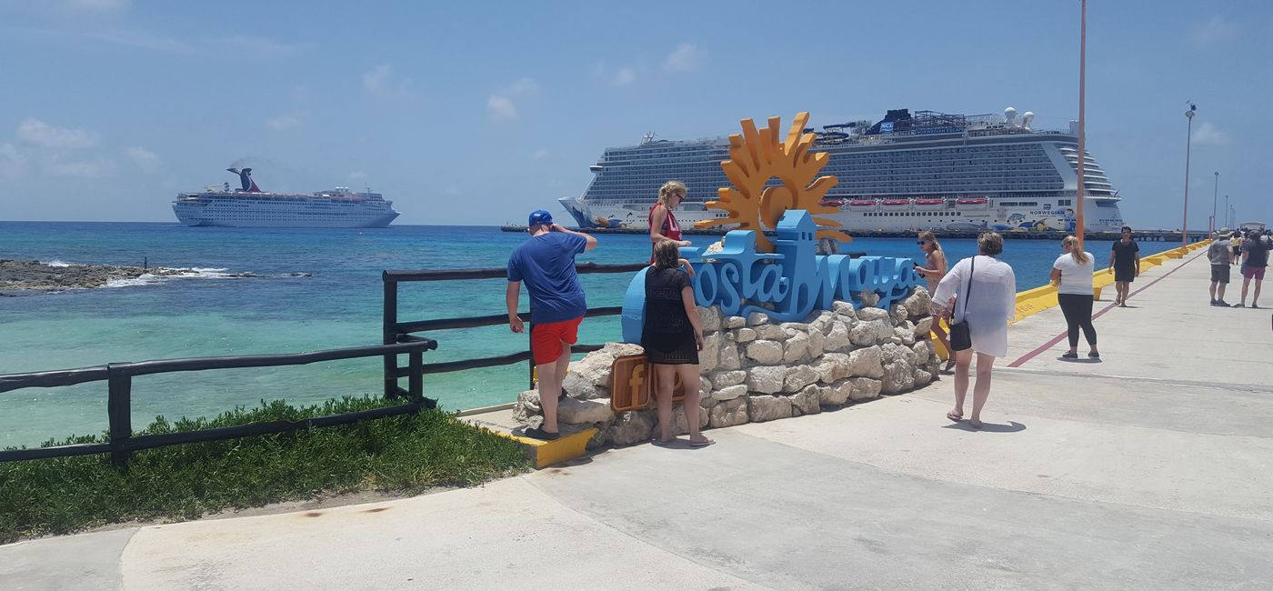 Image: Royal Caribbean has already begun managing the Costa Maya cruise port in Mahahual. (Photo Credit: Brian Major)