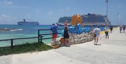 Cruise ships in Costa Maya Mexico