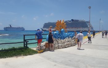Cruise ships in Costa Maya Mexico