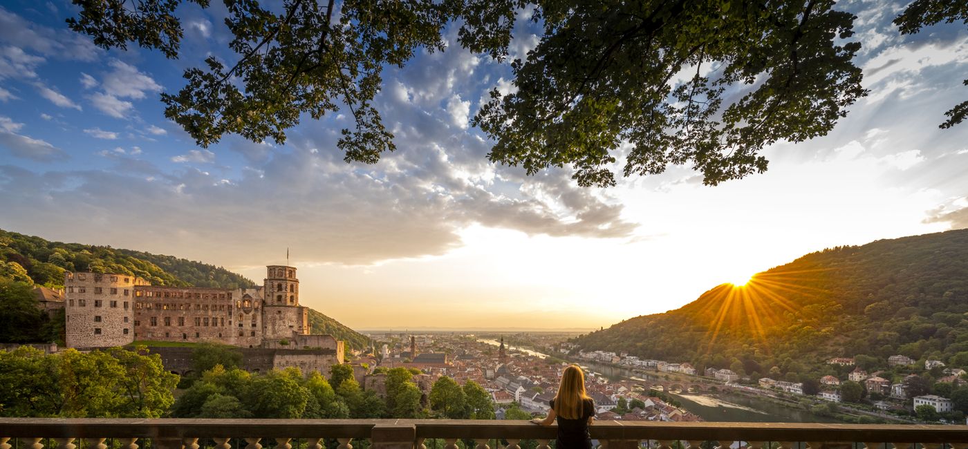 Image: The Scheffelterrasse in Heidelberg (Photo Credit: Heidelberg Marketing GmbH, Photo Tobias Schwerdt)