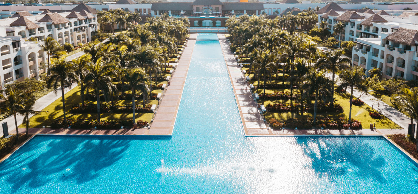 Image: Overhead view of the Hard Rock Hotel & Casino Punta Cana, Dominican Republic. (photo courtesy of Hard Rock Hotel & Casino Punta Cana) (PHOTO: Courtoisie de Hard Rock Hotel & Casino Punta Cana)