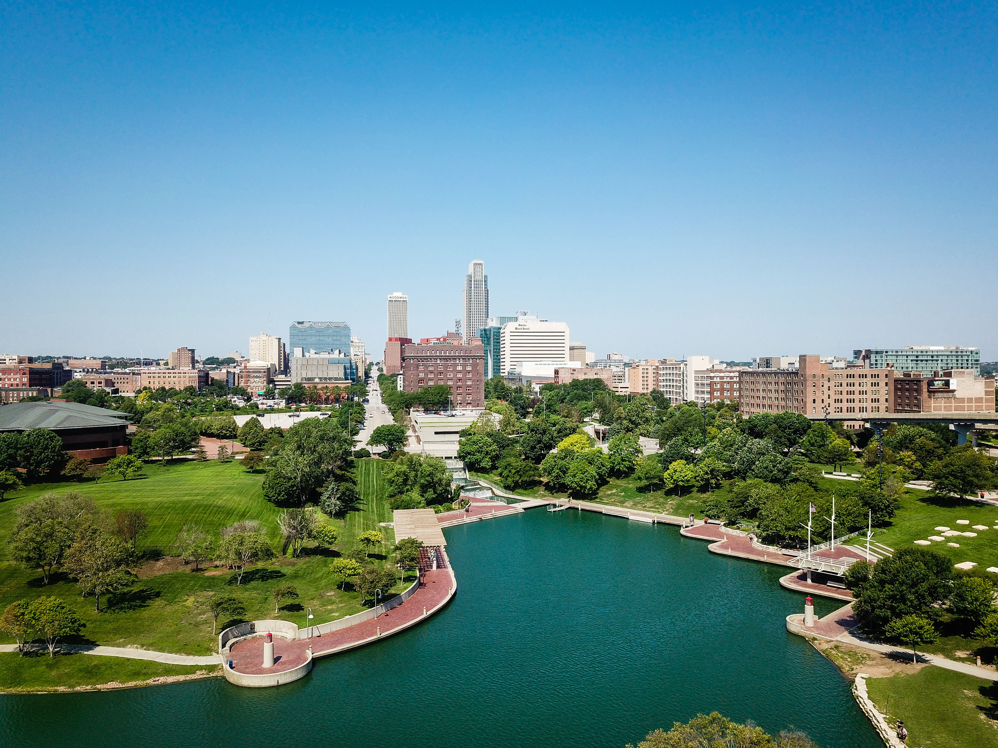 Omaha Airport Announces Billion Dollar Expansion Project TravelPulse   Image Aerial View Of Downtown Omaha Nebraska. Phot 