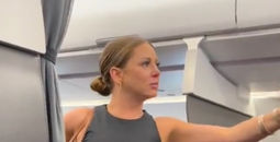 Woman's tirade on plane goes viral, crazy plane lady 