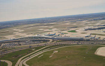 Aerial view of Chicago's O'Hare International Airport