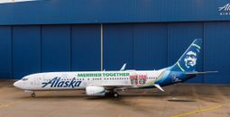 Alaska Airlines is celebrating the holidays.