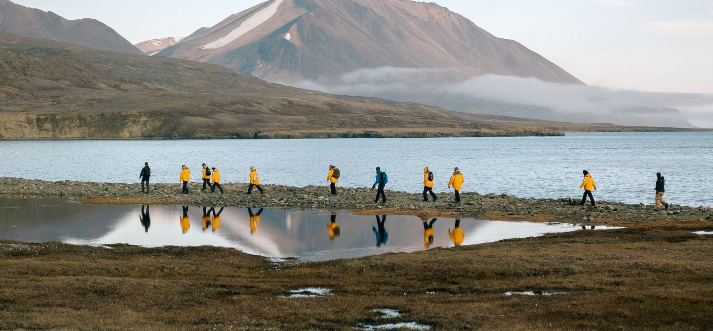 Image: Quark Expeditions' guests explore Dundas Harbour, Canada (Photo Credit: Sam Edmonds)
