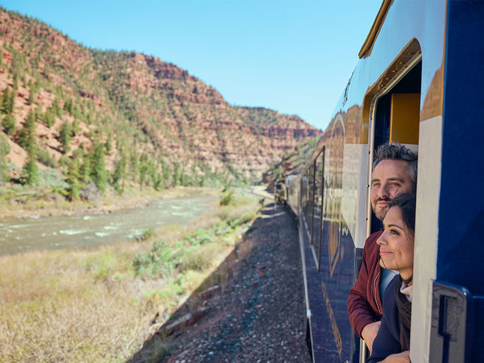 Passengers get a front row seat to the American Southwest. Passengers get a front row seat to the American Southwest.