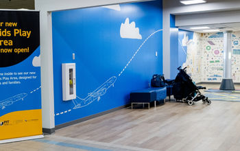 Pittsburgh International Airport, kids play areas, airport amenities, universal design