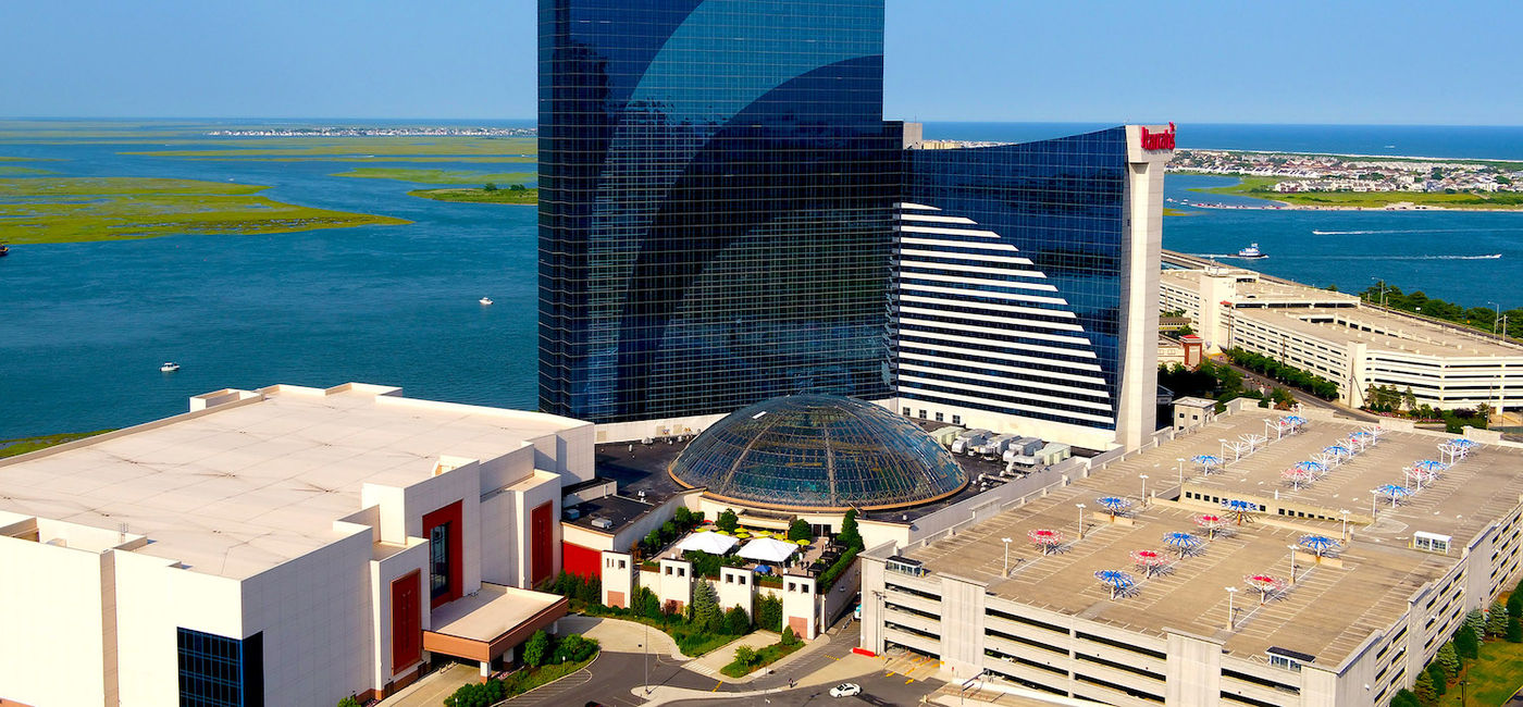 Image: Exterior shot of Harrah's Resort Atlantic City. (photo courtesy of Caesars Entertainment)