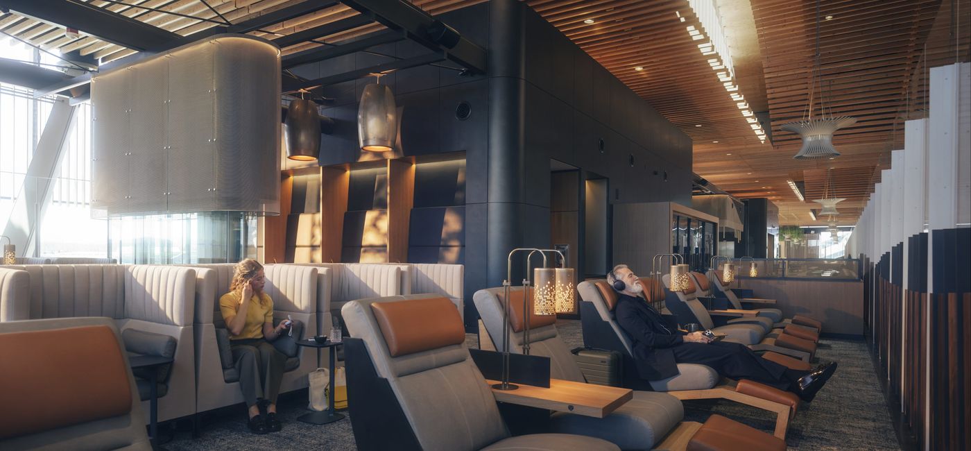 Image: Alaska Airlines' new lounge at PDX (Photo Credit: Courtesy Alaska Airlines)
