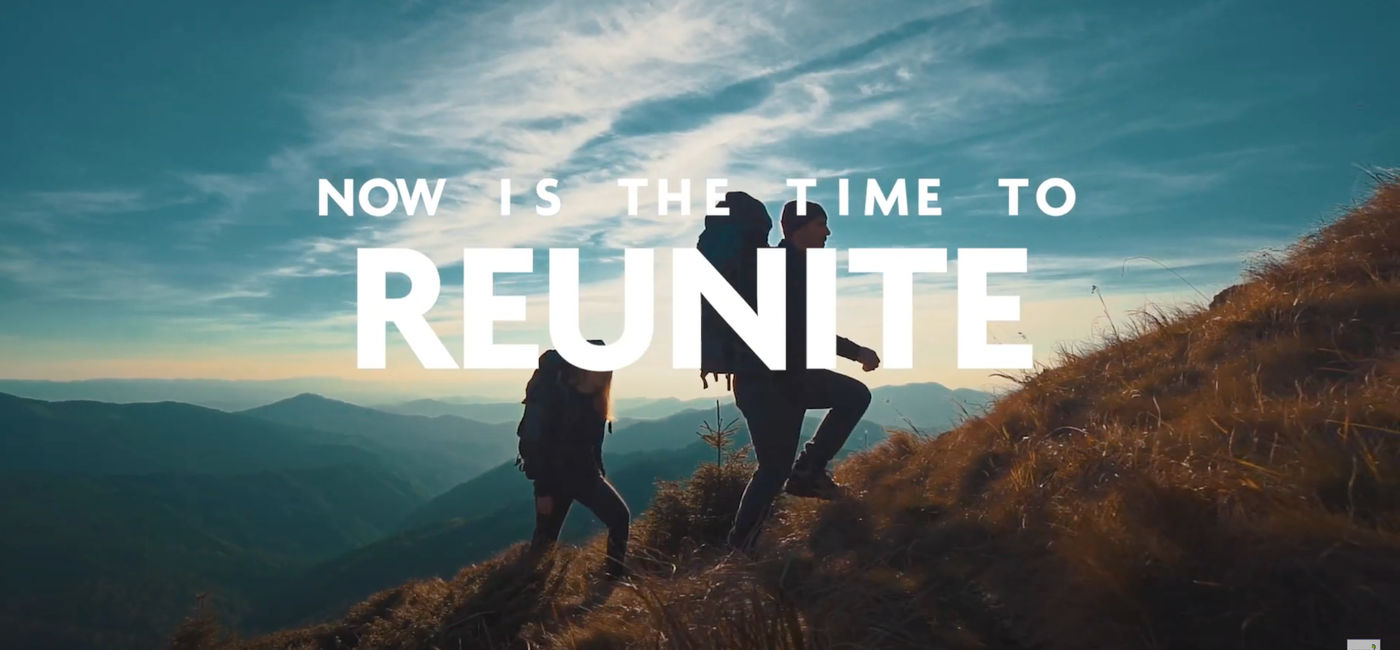 Image: Now is the time to reunite (photo via WTTC)