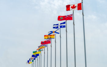 Canada provincial flags