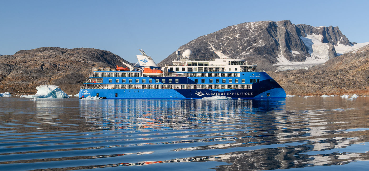 Image: The Ocean Alabtros ship (Photo Credit: Albatros Expeditions)
