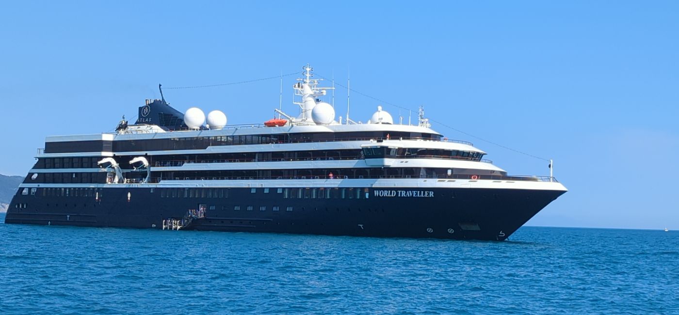Image: Atlas Ocean Voyages World Traveller cruise ship (Photo Credit: Eric Bowman)