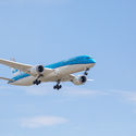 KLM Boeing 787 in flight