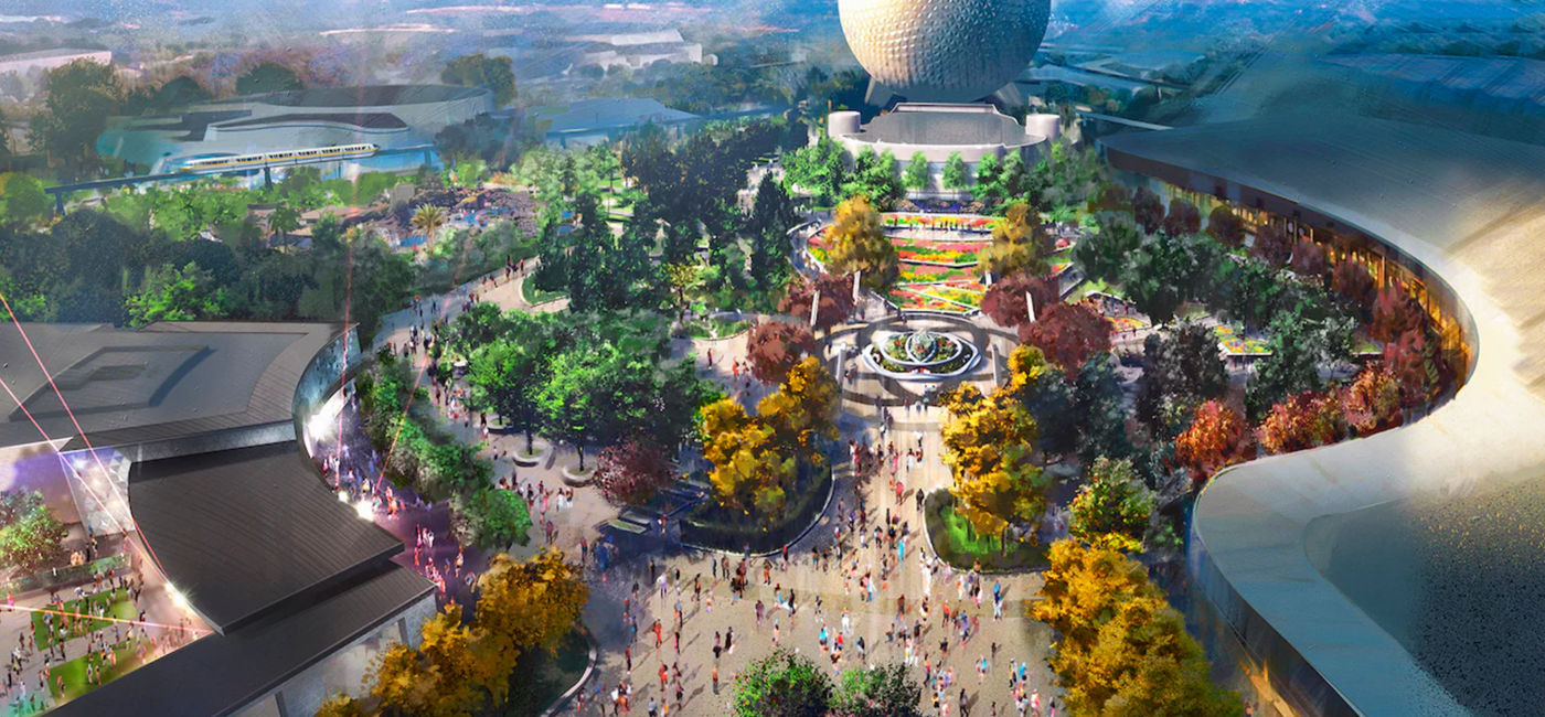 Image: Artist rendering of the new World Celebration neighborhood at EPCOT theme park (photo via Disney) (Disney World)