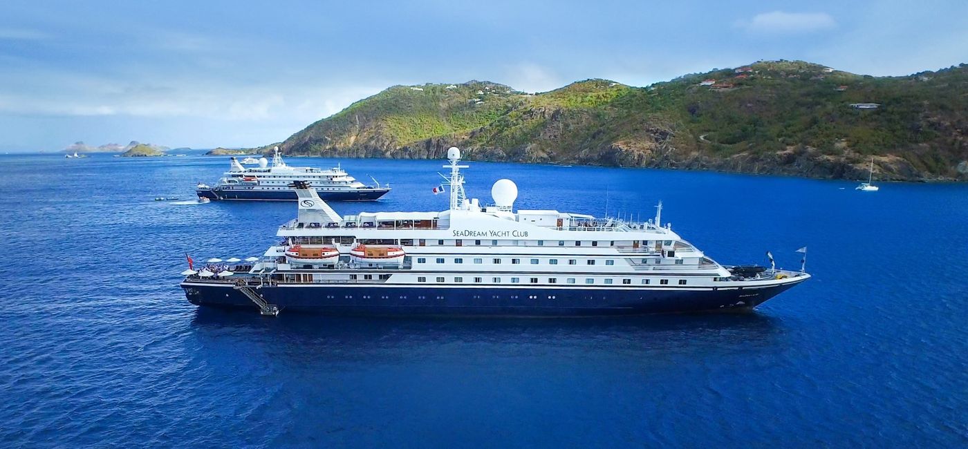 Image: SeaDream III will join sisters SeaDream I and II in July 2029. (Source: SeaDream Yacht Club)
