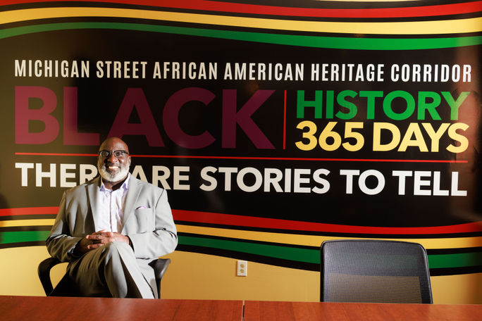 Terry Alford, Executive Director, Michigan Street African American Heritage Corridor. Terry Alford, Executive Director, Michigan Street African American Heritage Corridor.