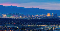 Las Vegas Strip from Henderson View Pass