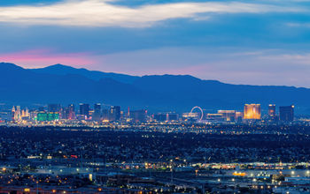 Las Vegas Strip from Henderson View Pass